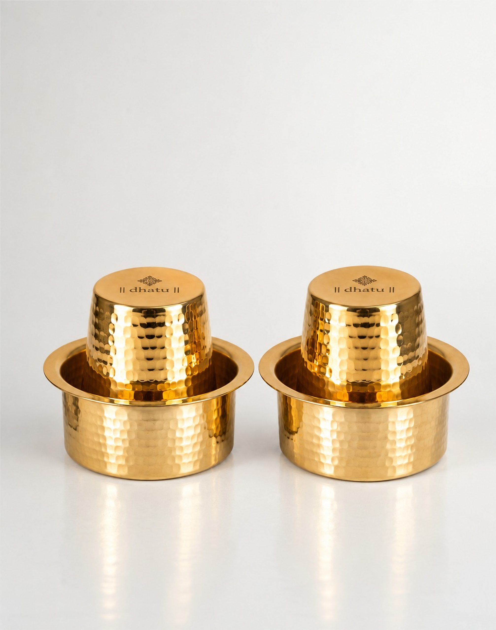 Dhatu Brass Dabra Set - Image 4
