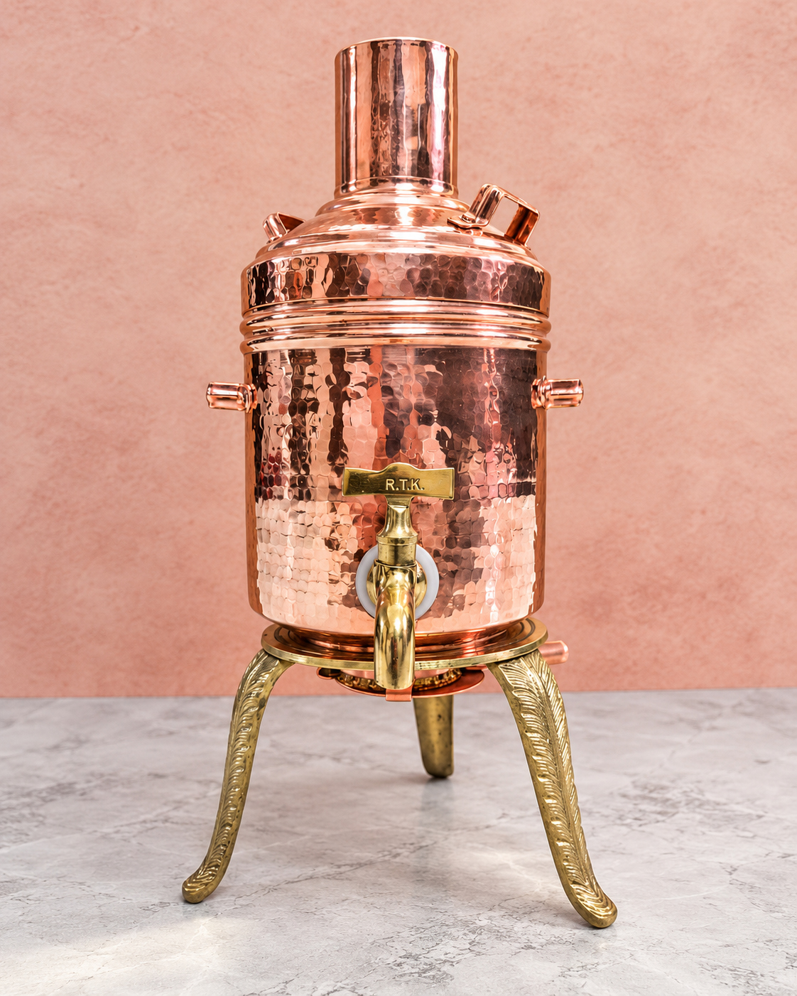 Dhatu Traditional Mini Copper Bamba | Heritage Home Decor